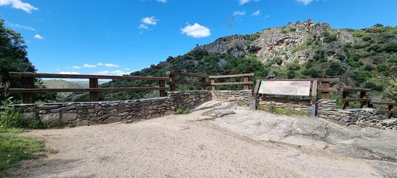 Primer mirador en la ruta de los pozos de los Humos