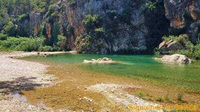 Ruta del río Villahermosa hasta el pozo Negro en Ludiente