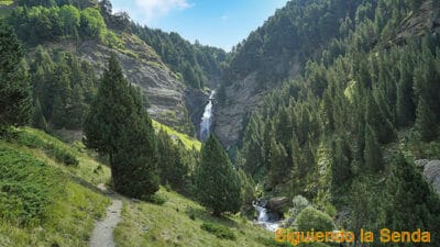 Ruta de las tres cascadas en Cerler