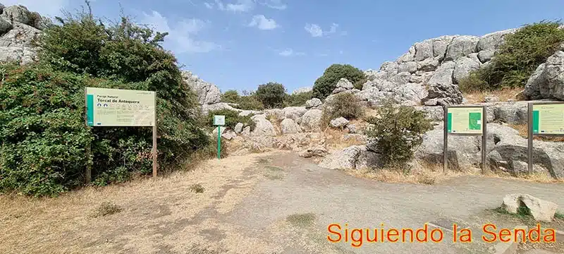 Aparcamiento en el Centro de Visitantes