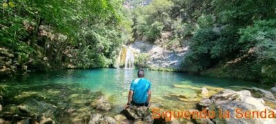 Ruta de Sant Aniol d'Aguja desde Sadernes 18 Sadernes-Sant Aniol dAguja-gorg Blau