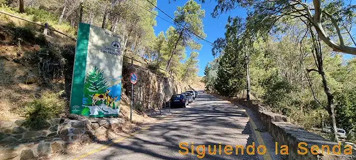 Aparcamiento en el Balneario de Fuente Amargosa