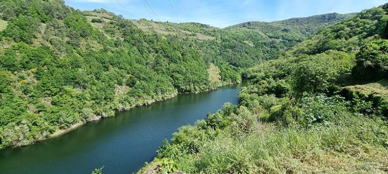 pasarelas del río Mao en la Ribeira Sacra