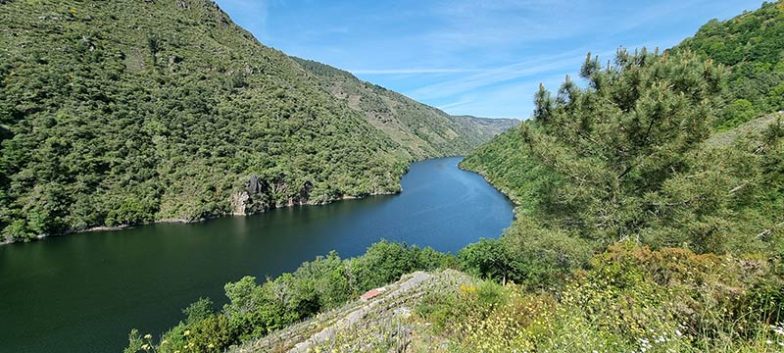 pasarelas del río Mao en la Ribeira Sacra