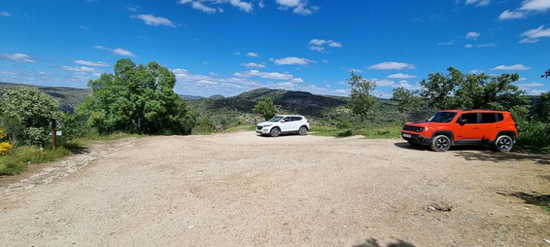 Segundo aparcamiento en la ruta al pozo de los Humos