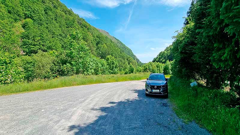 ruta por el río Irbienza