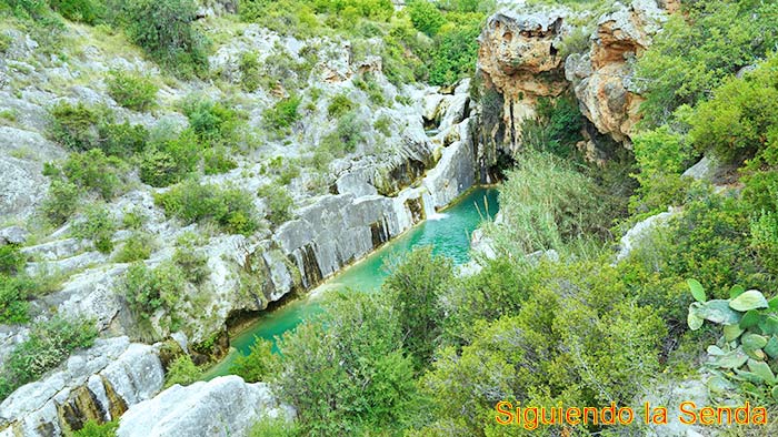 Ruta del Agua de Bolbaite y Chella 2 Primer plano del Gorgo Cadena, una de las paradas imprescindibles de la ruta.
