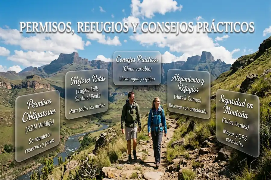 Guía práctica sobre permisos, refugios de montaña y consejos de seguridad