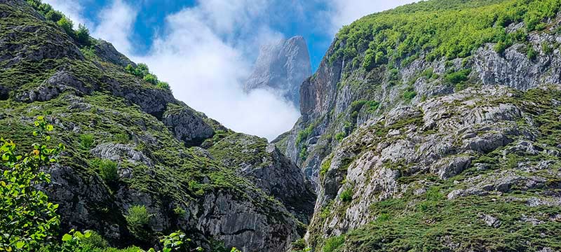 ruta a Bulnes desde Poncebos 